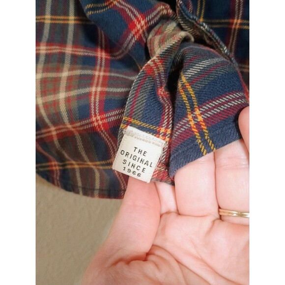 Vintage Limited Edition Only Vans Plaid Button Up Jacket Mens Large - Picture 3 of 7